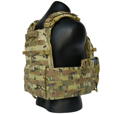NIJ IIIA ระดับการป้องกันและเสื้อกันกระสุนยุทธศาสตร์ทหารที่มีสายรัดไหล่ปรับได้