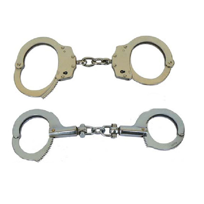 Real Metal Irish Handcuffs อุปกรณ์ต่อต้านการจลาจลสำหรับอาชญากรนักโทษนอกกฎหมาย