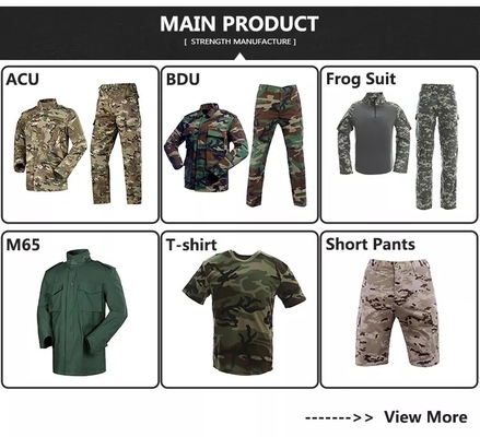 BDU Army Uniform ยุทธวิธีทหารอุปกรณ์ Battle Dress Uniform Rip Stop