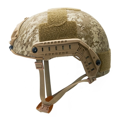 Aramid ทหาร ยุทธวิธี Headwear IIIA .44 Ach Fast Ballistic Helmet
