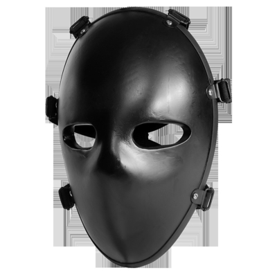 ทหาร NIJ ระดับ IIIA อุปกรณ์กันกระสุน Ballistic Face Mask Visor