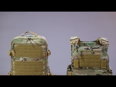 35L ยุทธวิธีการออกกำลังกายกระเป๋าเป้สะพายหลังกันน้ำกลางแจ้งเดินป่าตั้งแคมป์เป้ไนลอน