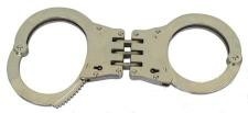 คุณภาพ  Self Defense Anti Riot Police Equipment Carbon Steel NIJ Real Police Handcuffs โรงงาน