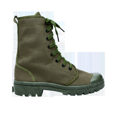 คุณภาพ  Canvas Cotton Combat Tactical Boots Army Soldier Military Training Shoes โรงงาน