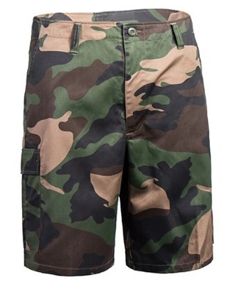 Anti Static ทหาร กางเกงขาสั้นผ้าฝ้ายแท้ Jungle Camouflage