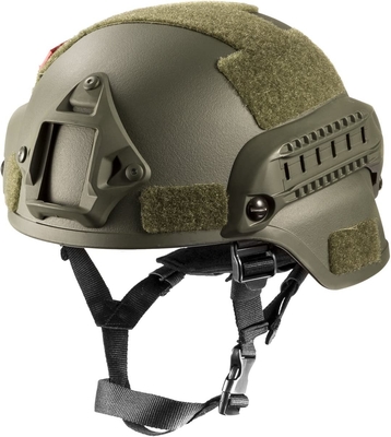 Black MICH Airsoft Safety ABS ยุทธวิธี Ballistic Helmet Ear Protection