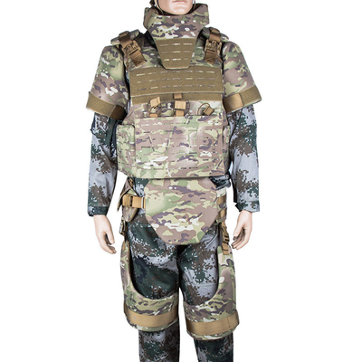 เสื้อกั๊กกันกระสุนยุทธวิธีทางทหารมัลติฟังก์ชั่นแบบเต็มตัว PE Camo
