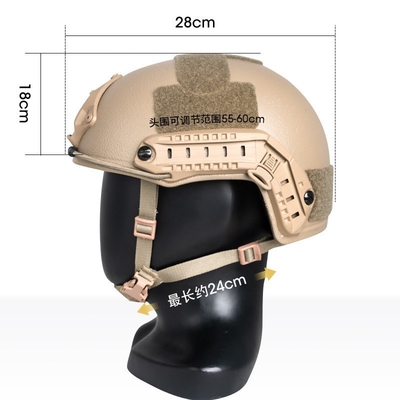 เครื่องป้องกันกระแทกแบบ Custom ABS Heavy Duty ทนทานในกลางแจ้ง FAST MH Helmet แท็กติก CS Helmet แท็กติกป้องกัน