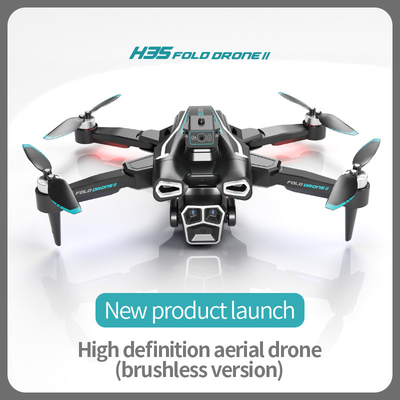 มืออาชีพ 4K HD ESC คล้องสองตัว มินิ Drone H35 Brushless Optical Flow WIFI Quadcopter ป้องกันอุปสรรค ระยะไกล
