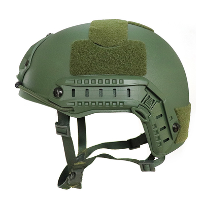 FAST Helmet NIJ IIIA กระสุนระเบิด Kevlar กระสุนระเบิดแท็กติก ขนาดใหญ่ กระสุนระเบิดสูง กระสุนระเบิดสีเขียวทหาร