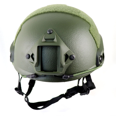 FAST Helmet NIJ IIIA กระสุนระเบิด Kevlar กระสุนระเบิดแท็กติก ขนาดใหญ่ กระสุนระเบิดสูง กระสุนระเบิดสีเขียวทหาร