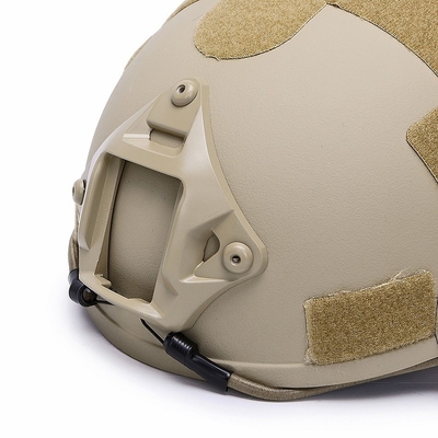 หมวกรุกบอลิสติก FAST NIJ IIIA หมวกรุกป้องกันบอลิสติก Kevlar กลยุทธ์ ขนาดใหญ่ หมวกรุกคากีตัดสูง
