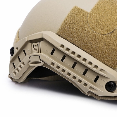หมวกรุกบอลิสติก FAST NIJ IIIA หมวกรุกป้องกันบอลิสติก Kevlar กลยุทธ์ ขนาดใหญ่ หมวกรุกคากีตัดสูง