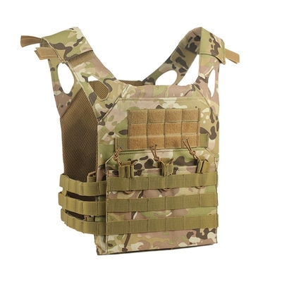 MOLLE เสื้อเกราะป้องกันกระสุนทหาร ระดับ NIJ III เสื้อเกราะสําหรับน้ําหนักเบา