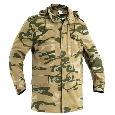 T65/C35 เนื้อผงแข็ง ผู้ชาย ทหาร ยุทธศาสตร์ เสื้อเสื้อแขนยาวและกางเกงกางเกงด้วยหนังแยก