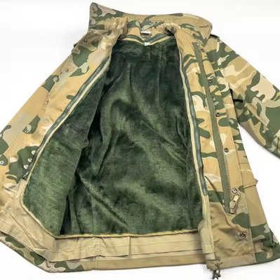 T65/C35 เนื้อผงแข็ง ผู้ชาย ทหาร ยุทธศาสตร์ เสื้อเสื้อแขนยาวและกางเกงกางเกงด้วยหนังแยก