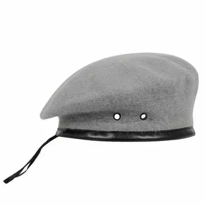 คุณภาพสูงสุด ทหารกรรมการ ปรับแต่ง Custom Woolen Beret กับป้ายเงิน