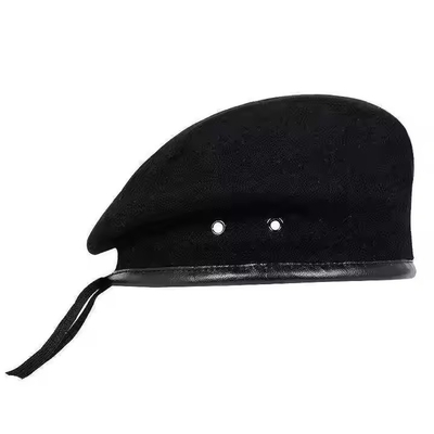 คุณภาพสูงสุด ทหารกรรมการ ปรับแต่ง Custom Woolen Beret กับป้ายเงิน