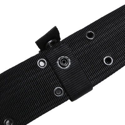 สีดํา เร็วปลดออกภายนอก กันน้ํา PP Custom Webbing เข็มขัดกลยุทธ์สําหรับผู้ชาย การฝึกกลยุทธ์ กีฬากลางแจ้งและการเดินป่า