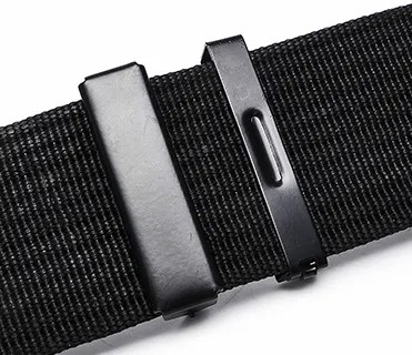 สีดํา เร็วปลดออกภายนอก กันน้ํา PP Custom Webbing เข็มขัดกลยุทธ์สําหรับผู้ชาย การฝึกกลยุทธ์ กีฬากลางแจ้งและการเดินป่า