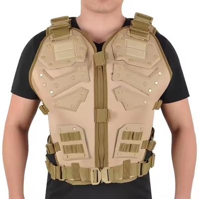 ดีไซน์ใหม่กับ Eva เครื่องพกแผ่นป้องกัน Outdoor Tactical Safety Vest สําหรับผู้ชาย