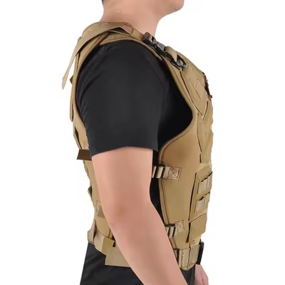 ดีไซน์ใหม่กับ Eva เครื่องพกแผ่นป้องกัน Outdoor Tactical Safety Vest สําหรับผู้ชาย