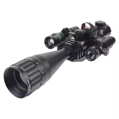 มินิ Red Dot Sight + Red Laser Sight วงจรล่า Combo Optical Scope วงจรมองแบบสะท้อน
