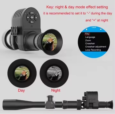 มุมมองกลางคืน-4K ระยะไกล มุมมองกลางคืน สําหรับการล่า มุมมองเดียวสําหรับผู้ใหญ่ การฝึกซ้อมและการล่า