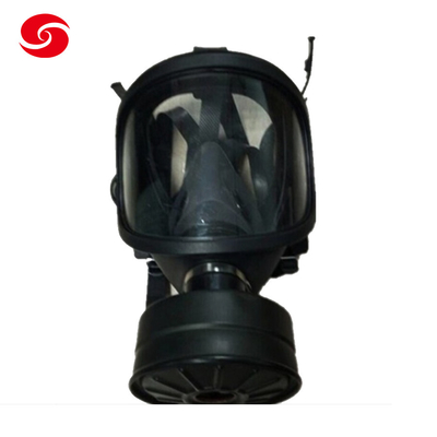 Natural Rubber Chemical Full Face Gas Defence Mask Army Police